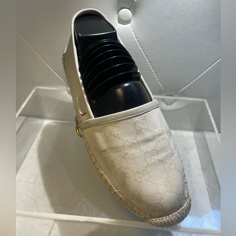 GUCCI espadrilles cream canvas sz 38 mdd in spain - Picture 8 of 16